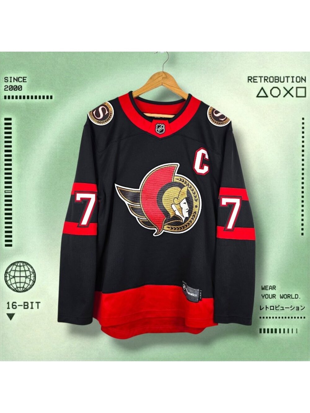 Ottawa Senators Tkachuk Fanatics NHL Jersey Black Size S